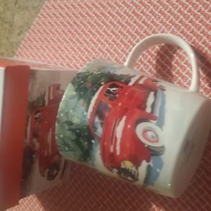Noah's Red Pickup Gift-Boxed Mug